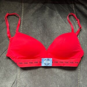 PINK Victoria's Secret Bold Red Bra